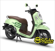Decal Scoopy full body Dekal Sticker New Fi Baru 2021 2022 PRESTIGE Hijau Mint lilac offside street