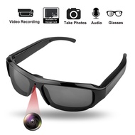 Camera Glasses 1080P HD Video Recording 4K Photo Mini Camera Ourdoor Sports Riding Dash Cam 128G Memory Card