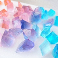Influencer High-Appearance Amber Candy Eating Broadcast Glass Candy Cherry Blossom Candy Gem Candy C