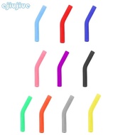 cc 10PCS Silicone Straw Tips Food Grade Rubber Metal Straws Tips Covers Nozzles