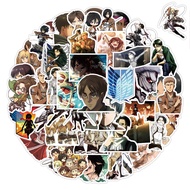 10/50Pcs New Attack On Titan Anime Stickers for Laptop Skateboard Computer Waterproof Decals Toy Gift