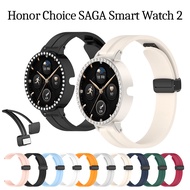 For Honor Choice SAGA Smart Watch 2 strap case diamond frame + quick fit strap