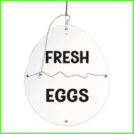 Eggs Sale Sign Double-Sided Decorative Farm Decor Farmhouse Eggs Sale Sign for Indoor Outdoor Garden