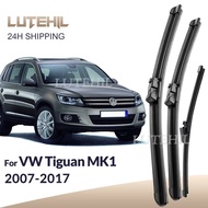 For VW Tiguan MK1 2007-2017 2008 2009 2010 2011 Wiper Front & Rear Wiper Blades Windshield Windscree