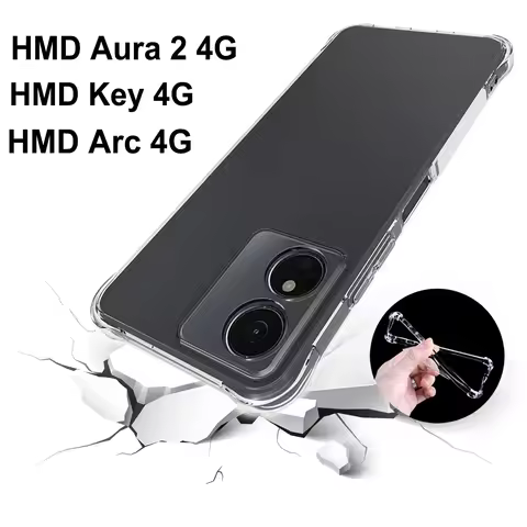 HMD Aura 2 4G Case Air Cushion Shockproof Airbag Silicone Soft TPU Back Cover Case for HMD Key HMDKe