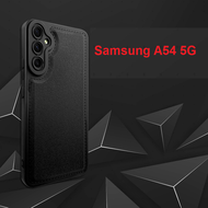 Samsung A54 5G Case Softcase LEATHER BLACK CAMERA PROTECTION Case Casing Hp Samsung A54 5G