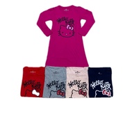 (2-17years) Baju T-shirt Labuh Lengan Panjang Kanak-Kanak Perempuan Hello Kitty