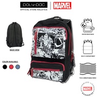 Marvel By Poly Pac 18” Avengers Comic Style Water Resistant Notebook Backpack School Bag Laptop Bag - VAN2288