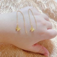 10k Gold Butterfly Tictac Earrings