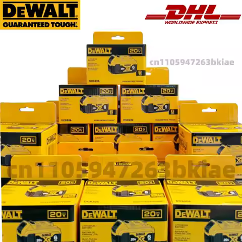 100% Genuine Dewalt 20V Battery, 2AH 5AH 6AH Rechargeable Lithium Ion Battery, Dewalt DCB200 Power T