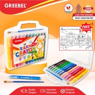 Greebel Crayon Silky Oil Pastel 12 Colors Silky Greebel Crayon Smooth Coloring