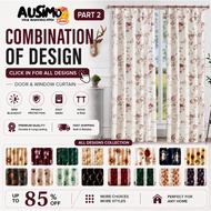 𝐑𝐀𝐘𝐀 𝐒𝐄𝐑𝐈𝐄𝐒 𝐏𝐀𝐑𝐓 𝟐 AUSIMO Langsir Semi Blackout Curtains Ready Stock In Malaysia/Door Window Curtain