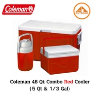 ชุดเซตกระติกเก็บความเย็น Coleman US 48 Qt Combo Cooler ( มาพร้อมใบเล็กอีก 2 ขนาด 5 Qt และ 1/3 Gal)