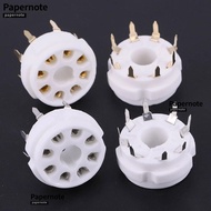 PAPERNOTE 1Pcs Valve Base, Octal GZC8-Y GZC8-Y-2 Ceramic Tube Socket,  Tin-Plated 8Pin K8A DIY PCB M