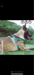 日本TOUCH DOG寵物胸背帶+牽繩（size S）/7kg貓狗背帶/紅色/二手/