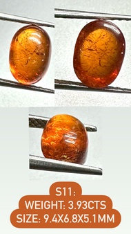 spessartite garnet CABOCHON 100% natural gemstone