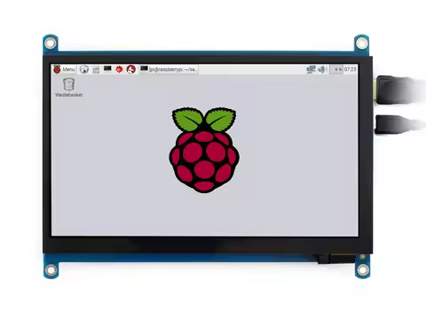 Waveshare 7 inch HDMI LCD (H) Computer Monitor 1024*600 IPS Capacitive Touch Screen Supports Raspber
