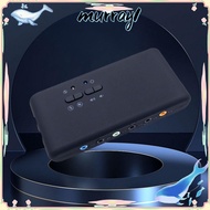 MURRAY Sound Card, with 2 MIC Heads Usb Hid Class Spec USB Soundbox, Professional 8 Channel Stereo 7