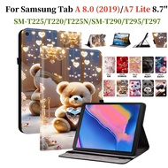 For Samsung Galaxy Tab A 8.0 2019 A7 Lite 8.7'' High Quality Leather Stand Flip Cover SM-T290 SM-T29