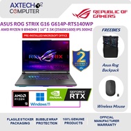 ASUS ROG Strix G16 G614P-RTS140WP 16" 2.5K 300Hz Gaming Laptop (R9-8940HX, 16GB, 1TB SSD, RTX5070 Ti