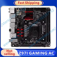 ☠Z97I GAMING AC LGA 1150 Motherboard Z97 DDR3 16GB Mini-ITX Motherboard PCI-E 3.0 SATA III USB3. ☀✔