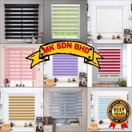 Bidai Tingkap Zebra Window Blind | Factory Price Ready Stock | zebra blinds curtain tirai dapur 1 2 3 panel Murah roller