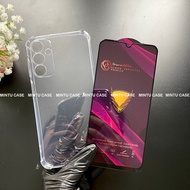 Samsung A15 LTE 4G / A15 5G / A25 5G Case and Tempered Glass - TSCS Shockproof Transparent Type