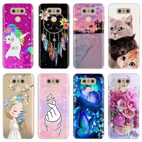 Cute Painted Cover For LG G6 Case 5.7'' Soft Slim Phone Case For LG G6 G 6 G600 H870 H871 H872 H873 