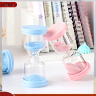 [Spot Goods.]Mini Hourglass Shower Portable Teeth Brushing Timer 5-minute Timer Hourglass with Sucti