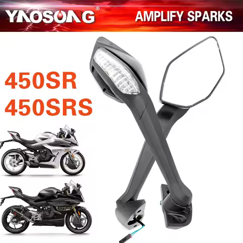 Motorcycle Rear View Mirror Left Right Rearview For CFMOTO 450SR 450SS CF450SR 450SRS CF MOTO SR450