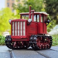 Original Factory 1: 12 Oriental Red 54 Track Tractor Alloy Car Model North University Wild Tractor A