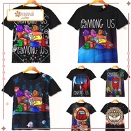 Cool Among US 3D T-Shirt | Among US Game T-Shirt | Among US Clothes for Children Aged 1-12 Years - K
