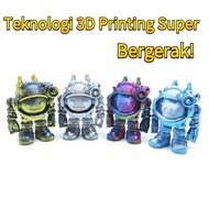 Generic 3D Bercetak Terbang Mecha Angkasawan Robot Angkasa Robot Borong Model Kreatif Mainan Robot