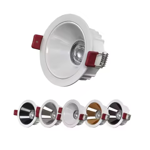 Embedded dimmable COB LED tube light indoor ceiling 7W 9W 12W 15W 18W spotlight living room lobby ba