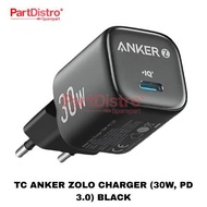 TC ANKER ZOLO CHARGER (30W, PD 3.0) BLACK
