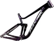 Full Suspension Mountain Bike Frame 27.5er/29er Downhill MTB Frame 16''/18'' 3.0 Tires Boost Thru Axle Frame 148mm (Color : Purple, Size : 16 inches)