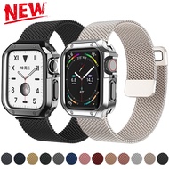 Band+TPU case suitable for iWatch S8Ultra 49/45/44/42/41/40/38mm Strap Protective Case Cover IWatch Series 8 7 SE 6 5 4 Bracelet