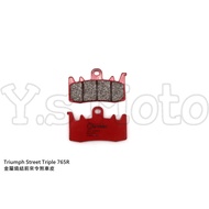 Y.S BREMBO 07BB38SA Triumph Street Triple 765 R Metal Sintering to Make Brake Pads