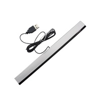 For Wii Sensor Bar Silver Sensor Bar Wired Receivers IR Signal Ray USB Plug Replacement for Nitendo 