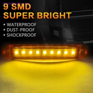 DWMY Truck Side Light Warning Car Light 12V24V Wide Voltage 9 LED Truck Side Light Signal Light Show Width Light MY