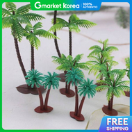 (H Plus Mall) Tbz Mini Palm Tree Model 3-Piece Set