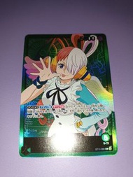 海賊王 One Piece Card GAME TCG 白卡 異圖 異畫 遊戲遊戲卡牌收藏卡 閃卡 咭 OPCG ST11-001 L 2  Leader Card 美音 UTA