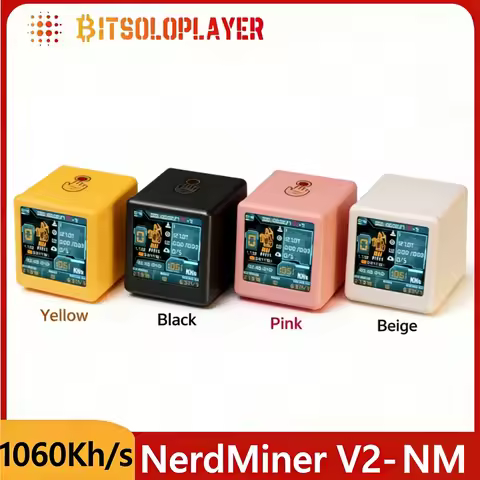 2025 Latest Nerdminer V2 1060KH/S Wi-Fi Connect Bitcoin Lottery Miner Low Power Consumption Home Use