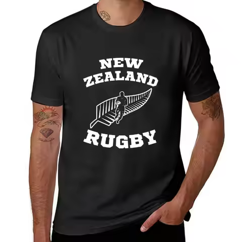 New Zealand All Black Rugby Shirt T-Shirt quick-drying cute clothes summer clothes graphics T-shirt 