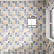 Wallpaper Lantai Tebal Kamar Mandi Perekat Diri Tahan Air 2M Stiker Dinding Toilet Stiker Dekorasi