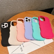 Simple Wave Protective Case Phone iPhone i16 i15 i14 i13 i12 i11 pro max plus Shock-Resistant iPhone
