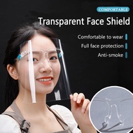 Transparent Protective Face Mask Oil Splash-proof Masks Cooking  Face Protection Face Mask Unisex