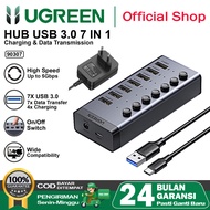 UGREEN HUB USB 3.0 Splitter 7 IN 1 LED 12V Charging and Data Transfer 30778
