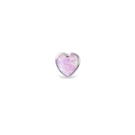 PiercingRoomByJay Opal Heart Screw Flat Back เงินแท้ (ราคาต่อชิ้น)