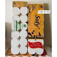 Set of 2 packs of Sofy panda toilet paper, 12 rolls, 3 layers, super tough, plus 1 pack of tissue pa